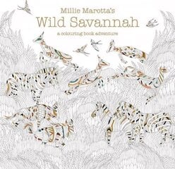 Millie Marotta's Wild Savannah: a colouring book adventure cena un informācija | Grāmatas par veselīgu dzīvesveidu un uzturu | 220.lv