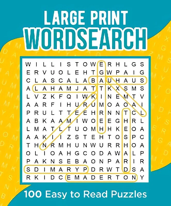 Large Print Wordsearch: Easy to Read Puzzles cena un informācija | Grāmatas par veselīgu dzīvesveidu un uzturu | 220.lv