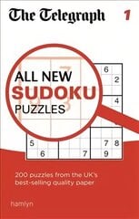 Telegraph All New Sudoku Puzzles 1, 1 цена и информация | Книги о питании и здоровом образе жизни | 220.lv