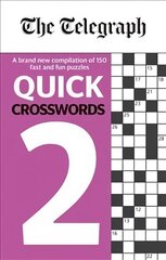 Telegraph Quick Crosswords 2 cena un informācija | Izglītojošas grāmatas | 220.lv