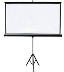 Projektora grīdas ekrāns ar trijkāji 4World 159 x 90 cm (16:9) cena un informācija | Ekrāni projektoriem | 220.lv