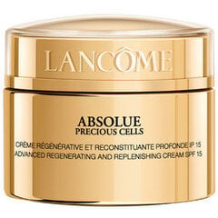 Регенерирующий крем для лица Lancome Absolue Precious Cell Advanced Regenerating And Repairing SPF 15, 50 мл цена и информация | Наносите на чистую кожу лица. Подержите около 10-15 минут и смойте водой. | 220.lv