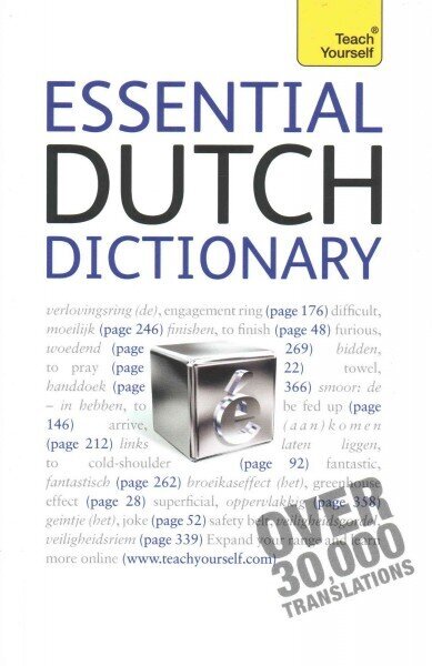 Essential Dutch Dictionary: Teach Yourself cena un informācija | Svešvalodu mācību materiāli | 220.lv