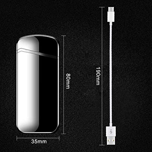 Modux Elektrinis USB Šķiltavas ar plazmas zilu satīnu cena un informācija | Šķiltavas un aksesuāri | 220.lv