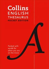 English Pocket Thesaurus: The Perfect Portable Thesaurus 7th Revised edition cena un informācija | Svešvalodu mācību materiāli | 220.lv