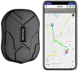 Трекер GPS TKMOS Song Magnet, 3-месячный режим ожидания GPS, система мониторинга транспортных средств в реальном времени, водонепроницаемый локатор GPS, анти-потерянное GPS местоположение с бесплатным приложением для смартфона цена и информация | Аксессуары для телефонов | 220.lv