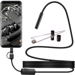 Endoscope LED digital 5м - камера для узких мест с подключением OTG цена и информация | Аксессуары для телефонов | 220.lv
