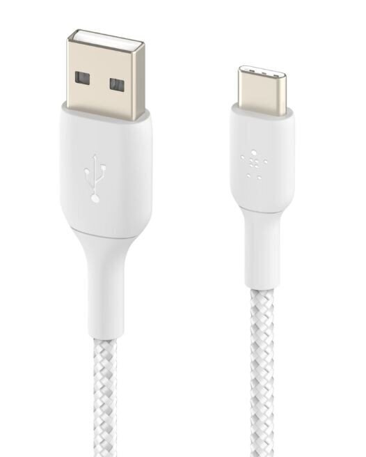 Belkin Pīts USB-C USB-A 3 m balts cena un informācija | Savienotājkabeļi | 220.lv