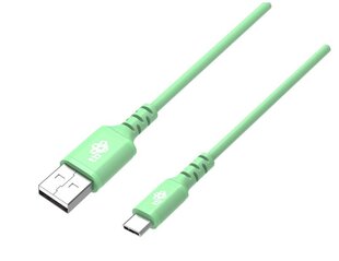 TB USB C kabelis 1 m zaļš cena un informācija | Savienotājkabeļi | 220.lv