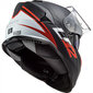 LS2 FF800 STORM NERVE Matt Black Red cena un informācija | Moto ķiveres | 220.lv