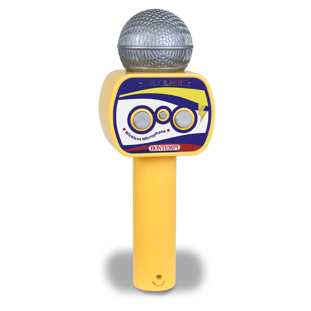Bezvadu mikrofons ar gaismas efektiem Bontempi цена и информация | Attīstošās rotaļlietas | 220.lv