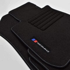 MattenProfis Velours Logo Pb Performance Mats для BMW 3 Series E90 Лимузин от BJ.2005-2012 цена и информация | Модельные резиновые коврики | 220.lv