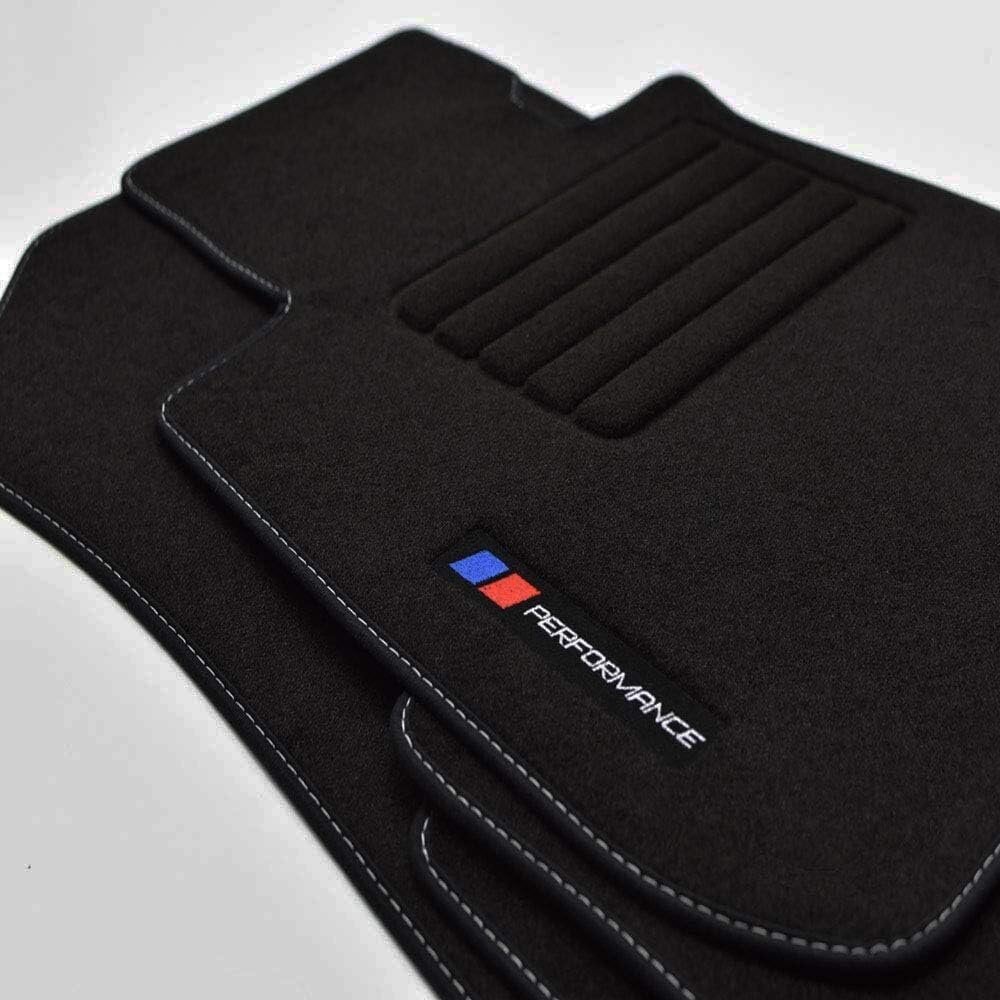 MattenProfis Velours Logo PB Performance Foot Mats BMW 3. sērijai E46 Limuzīna kupeja no BJ.1998-2006 cena un informācija | Gumijas paklājiņi pēc auto modeļiem | 220.lv