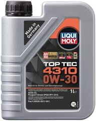 Liqui Moly 3735 Top TEC 4310 0W-30 1 L цена и информация | Автохимия | 220.lv