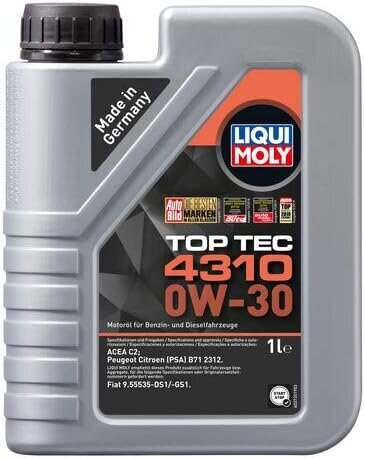 Liqui Moly 3735 TOP TEC 4310 0W-30 1 L cena un informācija | Auto ķīmija | 220.lv