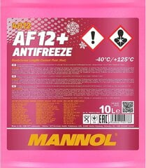 Dzesēšanas šķidrums Mannol Antifreze AF12“+, 10 l, ziemas cena un informācija | Mannol Auto preces | 220.lv