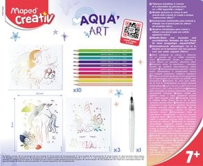 Krāsošanas komplekts Aqua Art Maped Creativ Vienradzis, 7+ cena un informācija | Attīstošās rotaļlietas | 220.lv