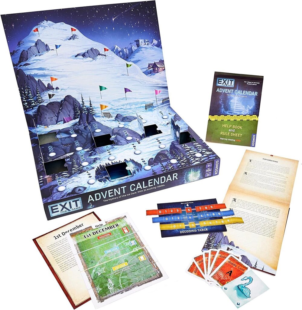 Exit: The Game – Advent Calendar: The Mystery of the Ice Cave cena un informācija | Galda spēles | 220.lv