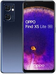 Oppo Find X5 Lite, 256 GB, Dual SIM, Starry Black цена и информация | Мобильные телефоны | 220.lv