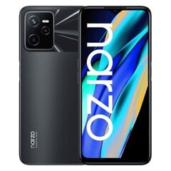 Realme narzo 50A Prime 4/64GB, Dual SIM, Flash Black cena un informācija | Mobilie telefoni | 220.lv