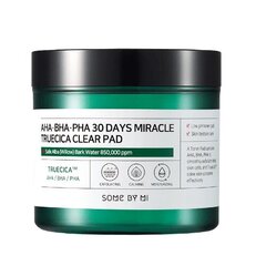 Some By Mi AHA BHA PHA 30 Days Miracle Truecica Clear Pad Skābes pīlinga diski - 70 gab. cena un informācija | Sejas ādas kopšana | 220.lv