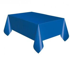 Plastmasas galdauts, 137 x 274 cm, krāsa: zila 5085 cena un informācija | Vienreizējie trauki | 220.lv