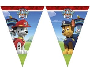 Vimpeļa vītne 230 x 25 cm, "Paw Patrol" 89443PR cena un informācija | Svētku dekorācijas | 220.lv