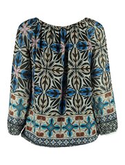 Женская блузка Hailys CARA1046*014067218159674, черная/синяя цена и информация | Женские блузки, рубашки | 220.lv