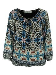Женская блузка Hailys CARA1046*014067218159674, черная/синяя цена и информация | Женские блузки, рубашки | 220.lv