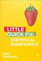 Statistical Significance: Little Quick Fix cena un informācija | Enciklopēdijas, uzziņu literatūra | 220.lv