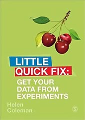 Get Your Data From Experiments: Little Quick Fix cena un informācija | Enciklopēdijas, uzziņu literatūra | 220.lv