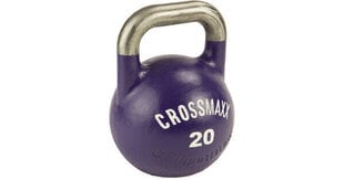 Sacensību svaru bumba Crossmaxx Competition Kettlebell 20 kg violeta цена и информация | Гантели, гири, штанги | 220.lv