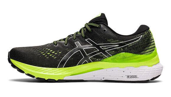 Skriešanas apavi Asics Gel-Kayano 28, melni/zaļi cena un informācija | Sporta apavi vīriešiem | 220.lv