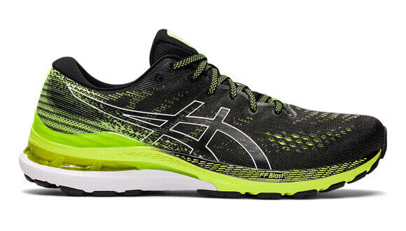 Skriešanas apavi Asics Gel-Kayano 28, melni/zaļi cena un informācija | Sporta apavi vīriešiem | 220.lv