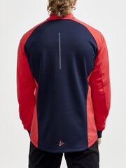 Vīriešu slēpošanas jaka Craft ADV Storm M, sarkana/tumši zila/balta cena un informācija | Sporta apģērbs vīriešiem | 220.lv