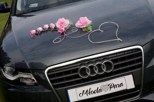 Automašīnas dekorācija ALA, rozā цена и информация | Праздничные декорации | 220.lv