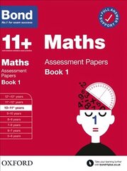 Bond 11plus: Bond 11plus Maths Assessment Papers 10-11 yrs Book 1 1 cena un informācija | Grāmatas pusaudžiem un jauniešiem | 220.lv