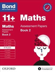 Bond 11plus Maths Assessment Papers 9-10 Years Book 2 cena un informācija | Grāmatas pusaudžiem un jauniešiem | 220.lv