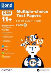 Bond 11plus: Multiple-choice Test Papers for the CEM 11plus tests Pack 2, Pack 2 цена и информация | Книги для подростков и молодежи | 220.lv