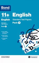 Bond 11 plus: English: Standard Test Papers: Pack 1, Pack 1 cena un informācija | Grāmatas pusaudžiem un jauniešiem | 220.lv