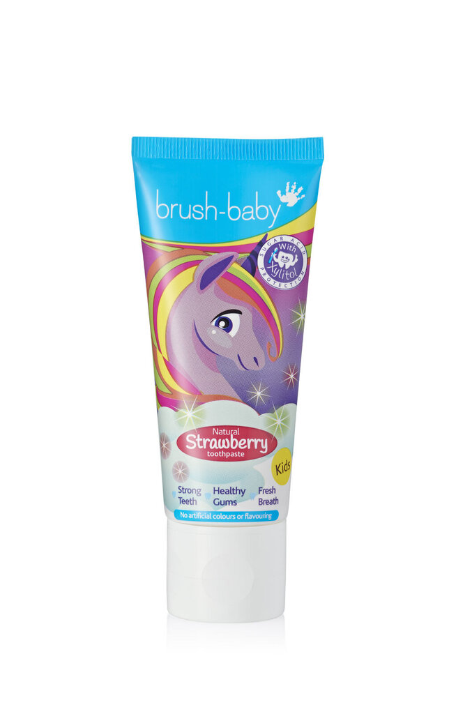 Brush-baby zobu pasta Unicorn bērniem, 50ml cena un informācija | Zobu pastas, birstes | 220.lv