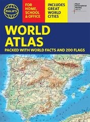 Philip's RGS World Atlas (A4): with Global Cities, Facts and Flags cena un informācija | Enciklopēdijas, uzziņu literatūra | 220.lv