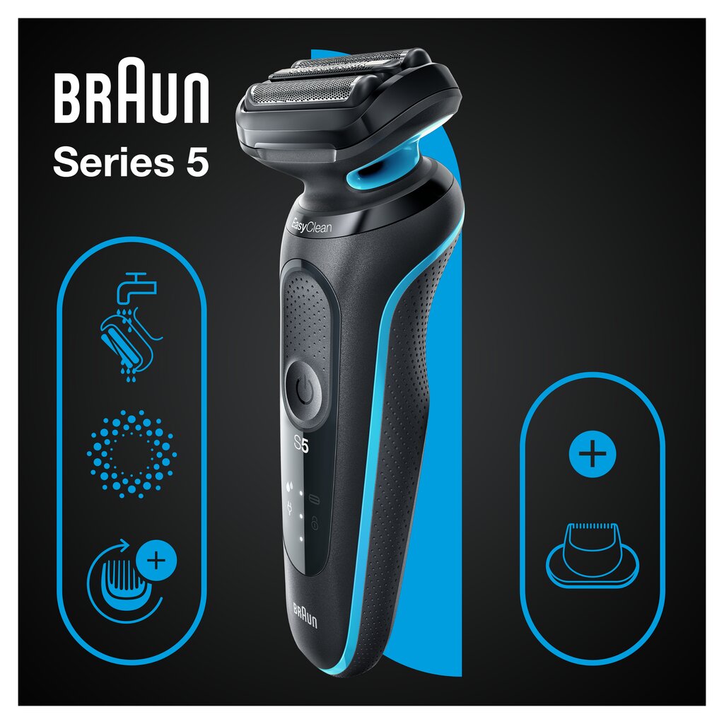 Braun Series 5 51-M1200s cena un informācija | Bārdas skuvekļi | 220.lv