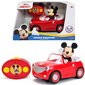Mickey Mouse automašīna ar tālvadības pulti Roadster Cabriolet Jada cena un informācija | Rotaļlietas zēniem | 220.lv