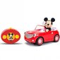 Mickey Mouse automašīna ar tālvadības pulti Roadster Cabriolet Jada cena un informācija | Rotaļlietas zēniem | 220.lv