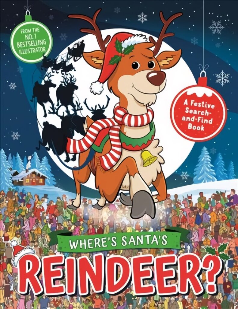 Where's Santa's Reindeer?: A Festive Search and Find Book цена и информация | Grāmatas pusaudžiem un jauniešiem | 220.lv