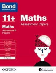 Bond 11plus: Maths: Assessment Papers: 5-6 years, 5-6 years цена и информация | Книги для подростков и молодежи | 220.lv