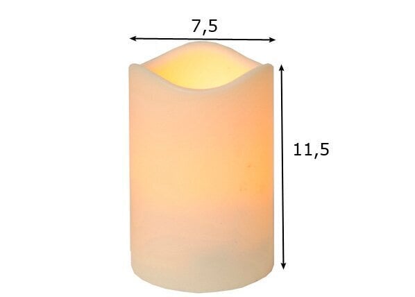 LED elektriskā svece Paul 11,5 cm cena un informācija | Sveces un svečturi | 220.lv