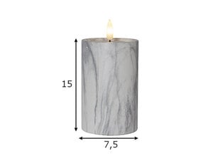 LED svece Flamme Marble cena un informācija | Sveces un svečturi | 220.lv