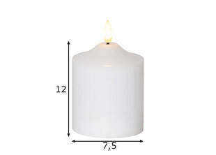 Svece Flamme, 12 cm cena un informācija | Sveces un svečturi | 220.lv